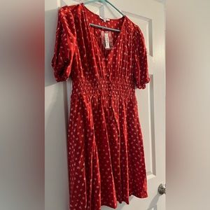 Madewell floral mini dress